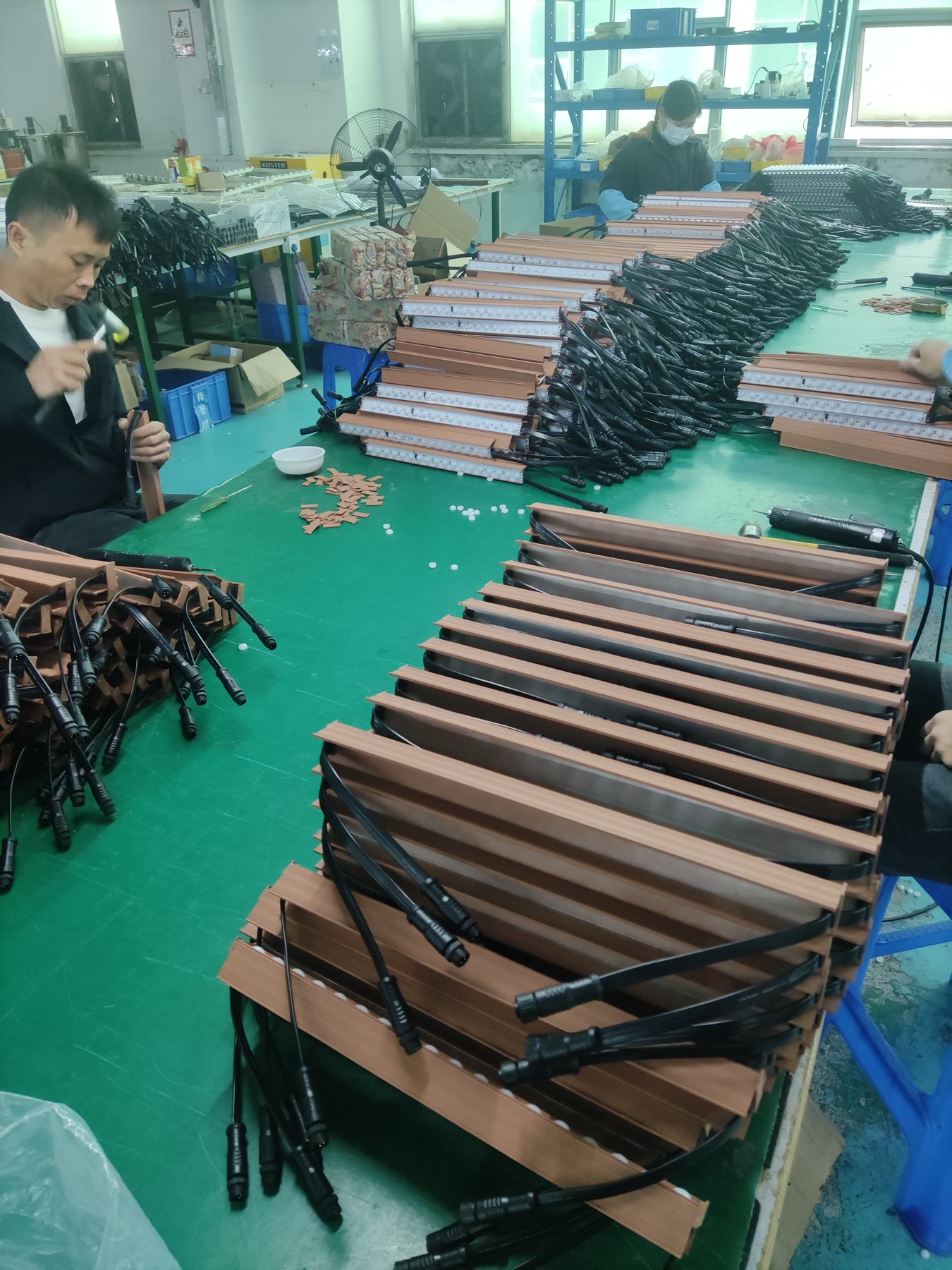 Product assembly and cable preparation