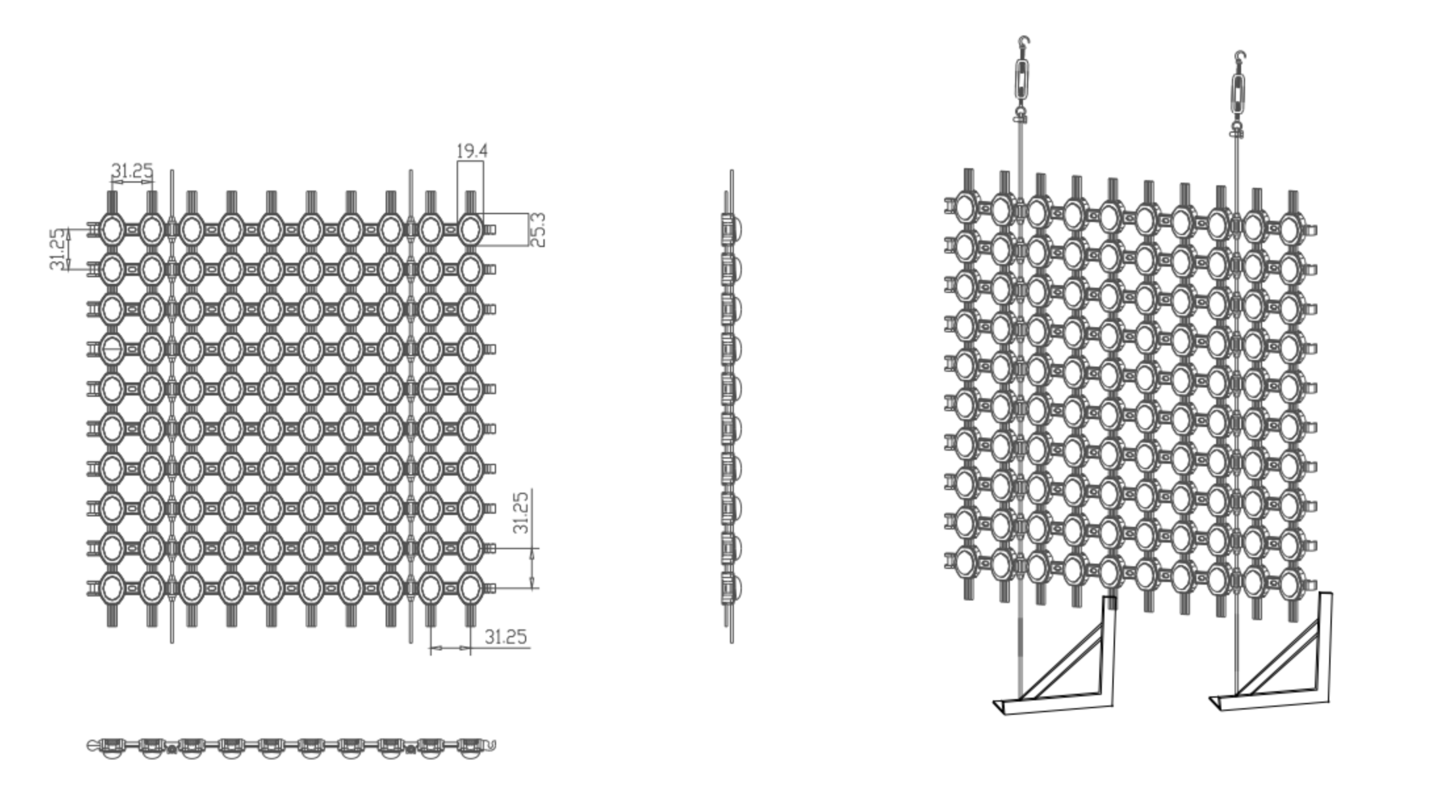 Steel-Wire Suspension Installation