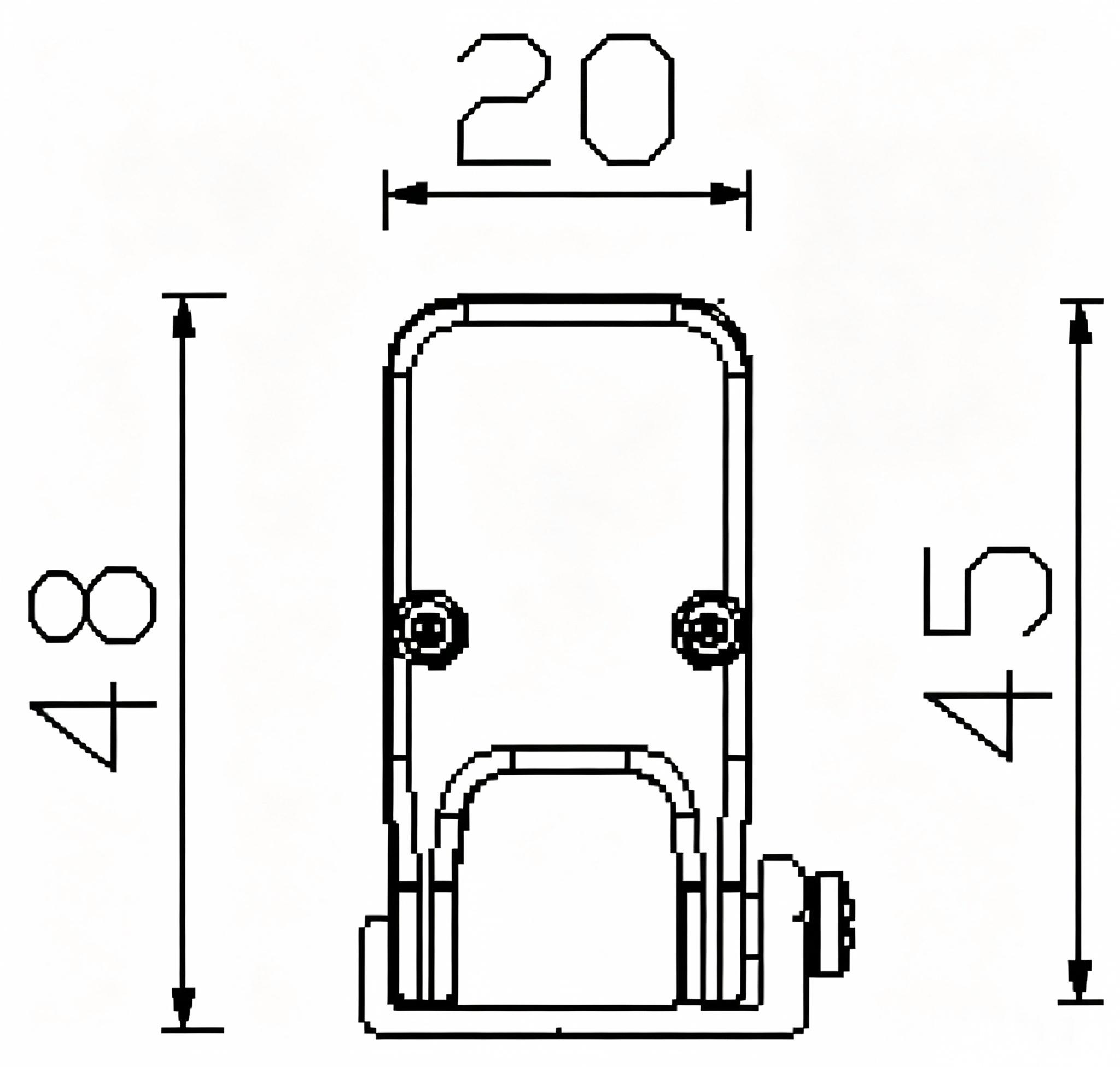 GD-L2048PC cross-section dimensions