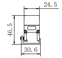 GD-L2547PC cross-section dimensions