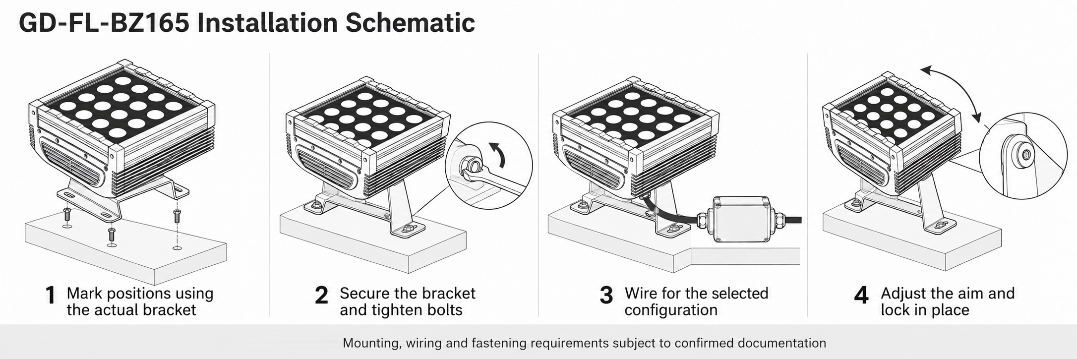 GD-FL-BZ165 installation schematic