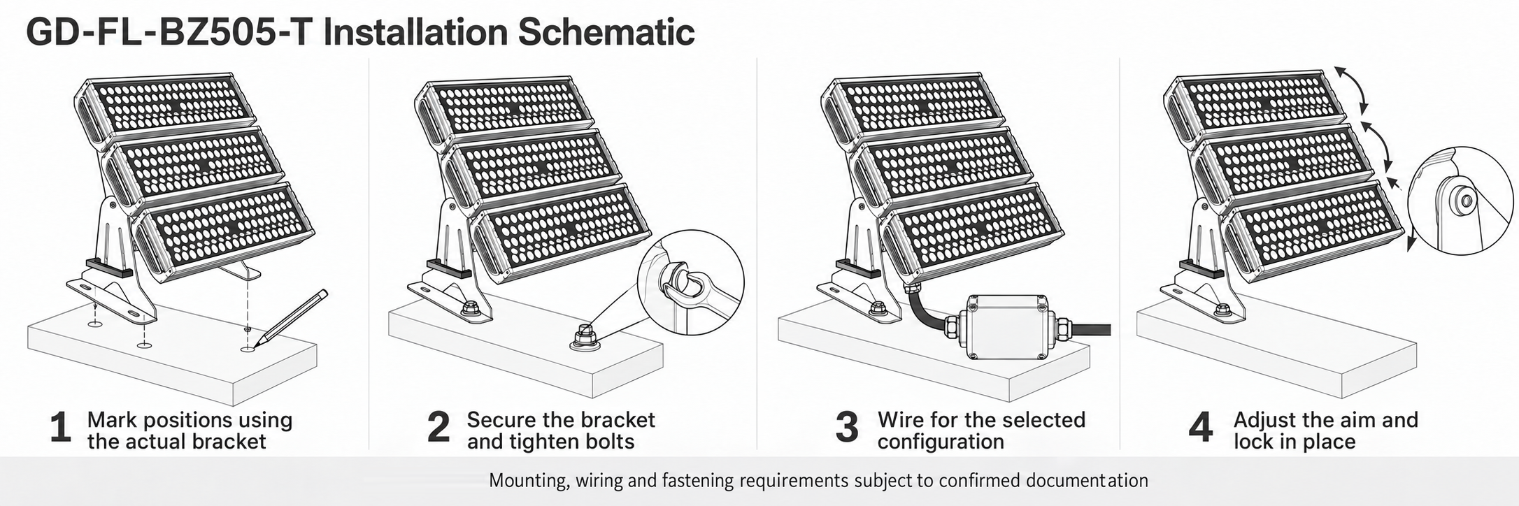GD-FL-BZ505-T installation schematic