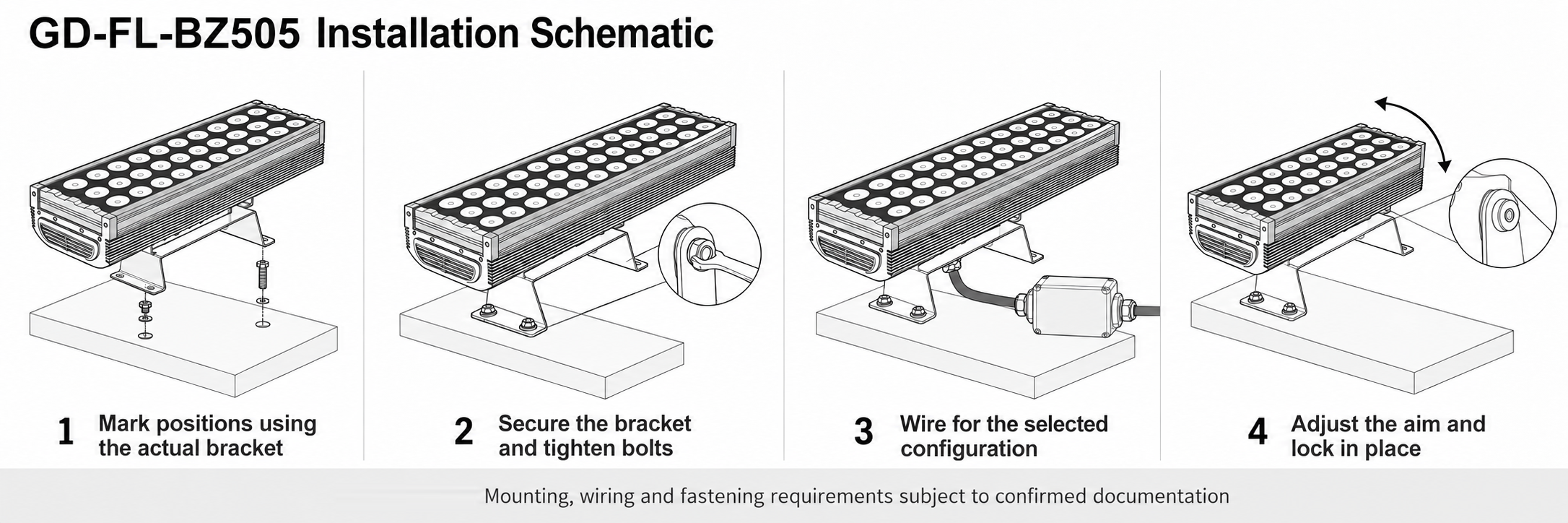 GD-FL-BZ505 installation schematic