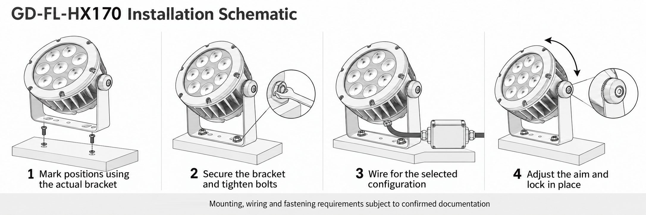 GD-FL-HX170 installation schematic