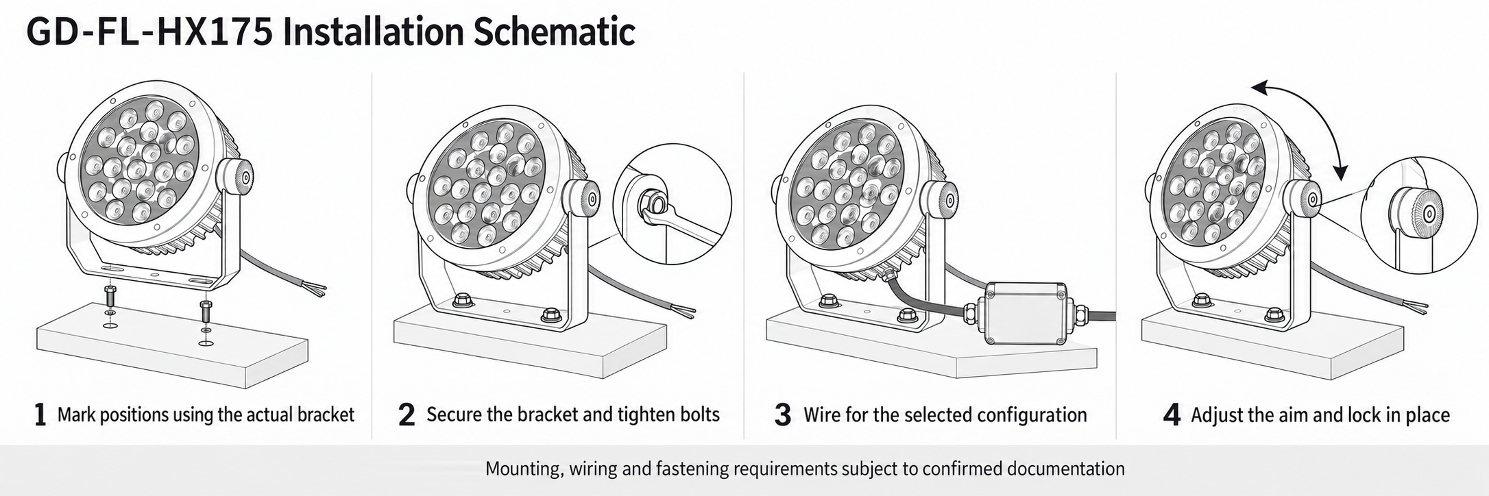 GD-FL-HX175 installation schematic