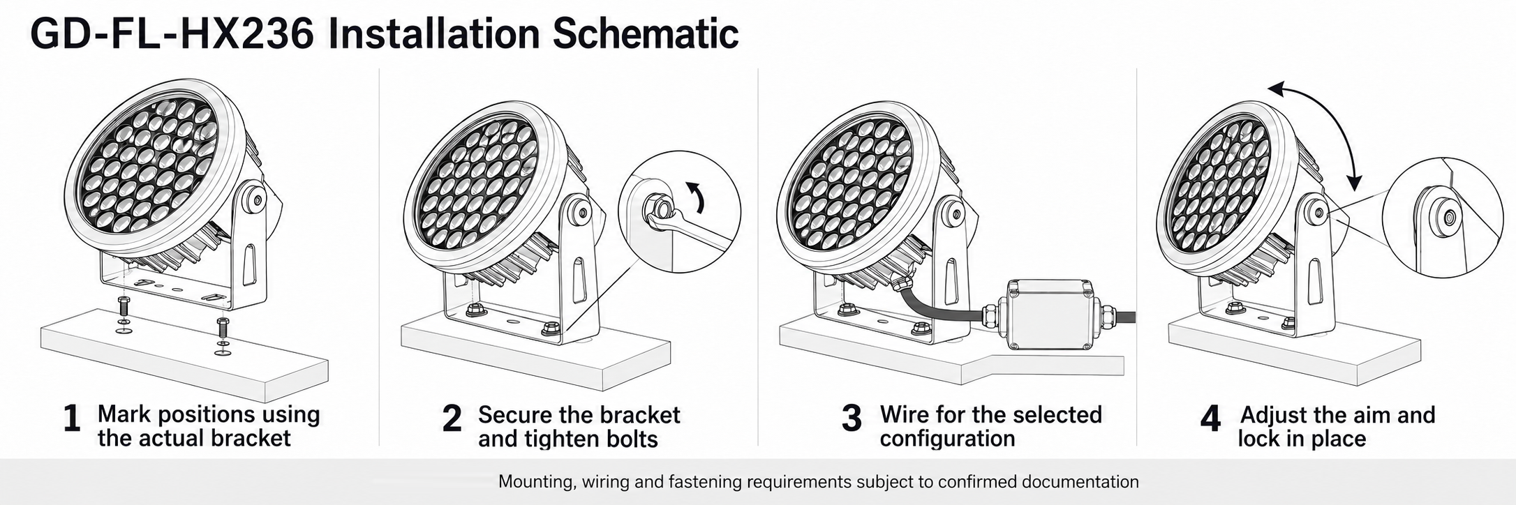 GD-FL-HX236 installation schematic