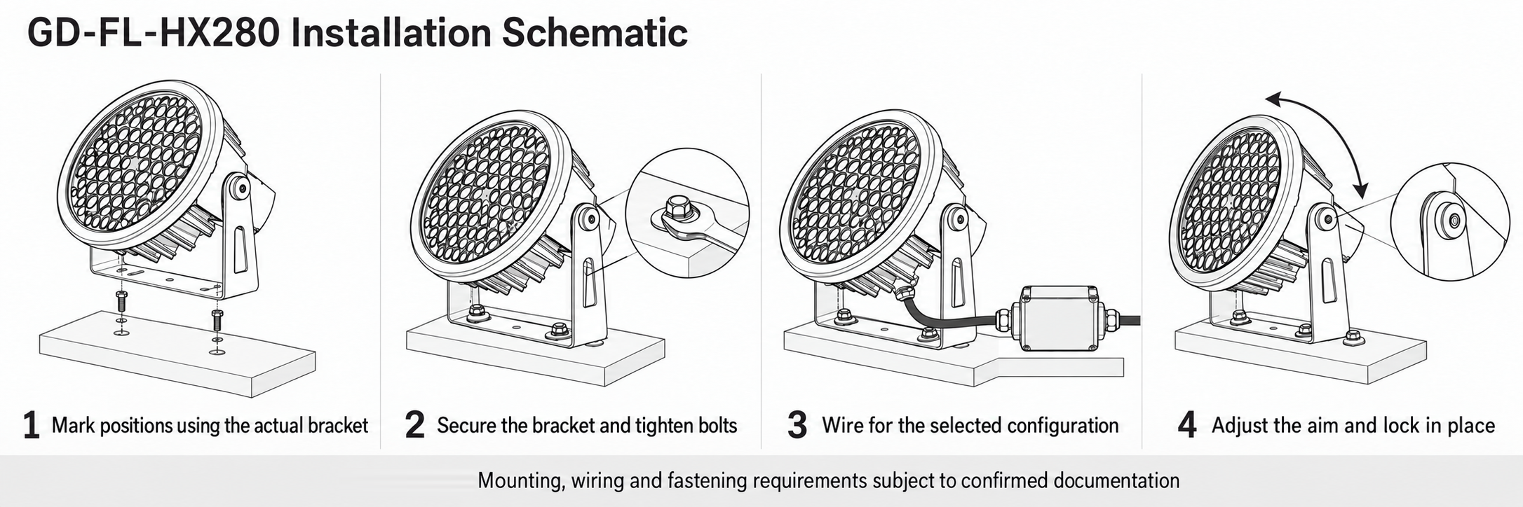 GD-FL-HX280 installation schematic
