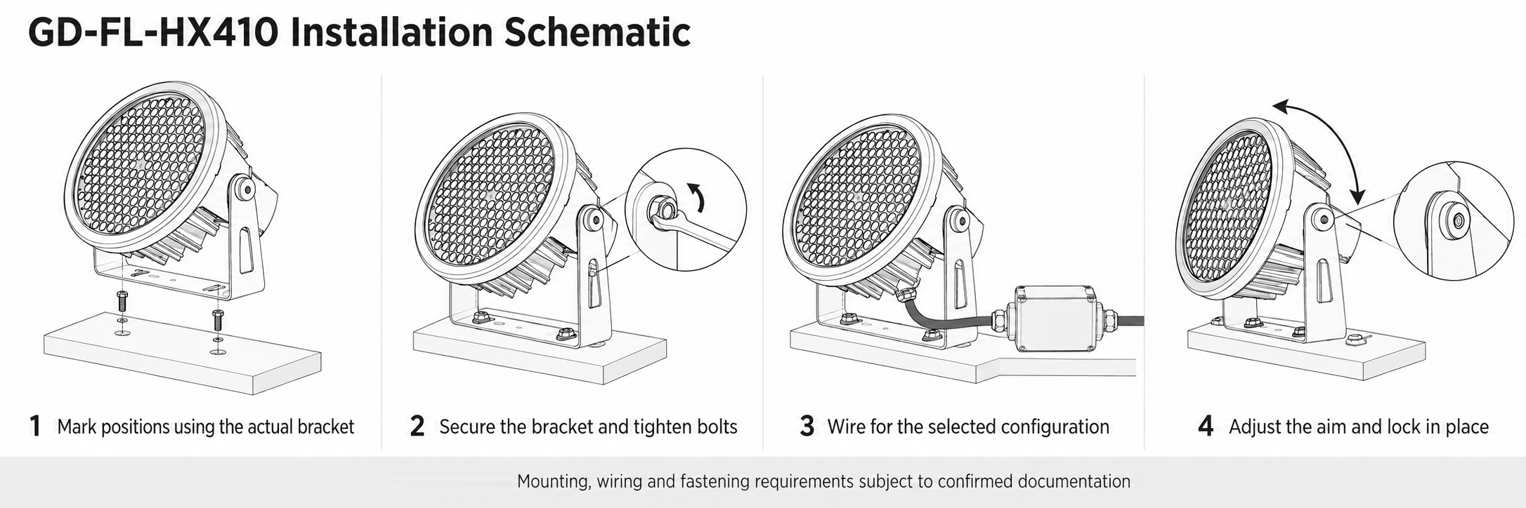 GD-FL-HX410 installation schematic