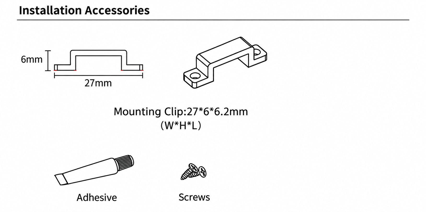 GD-NF-0610-F Accessories & Installation Methods