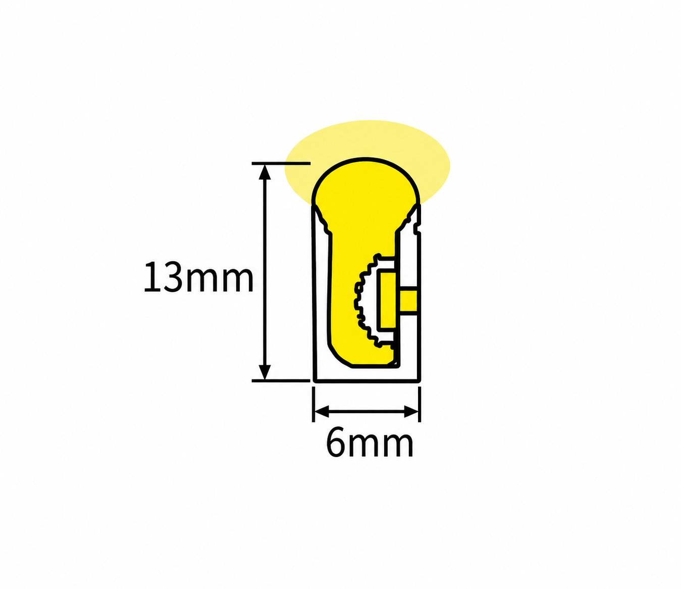 GD-NF-0613-S Dimensions