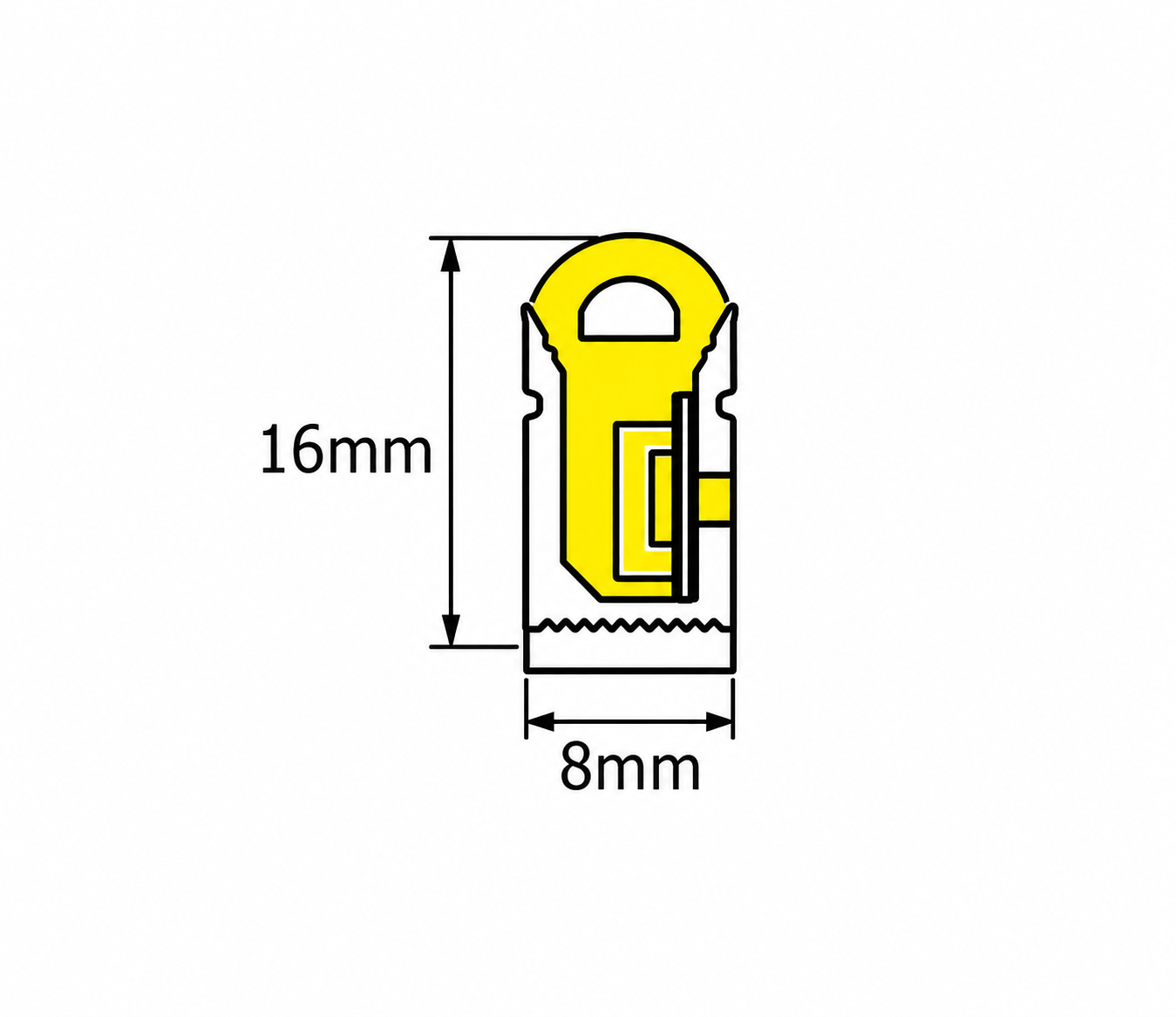 GD-NF-0816-S-20M Dimensions