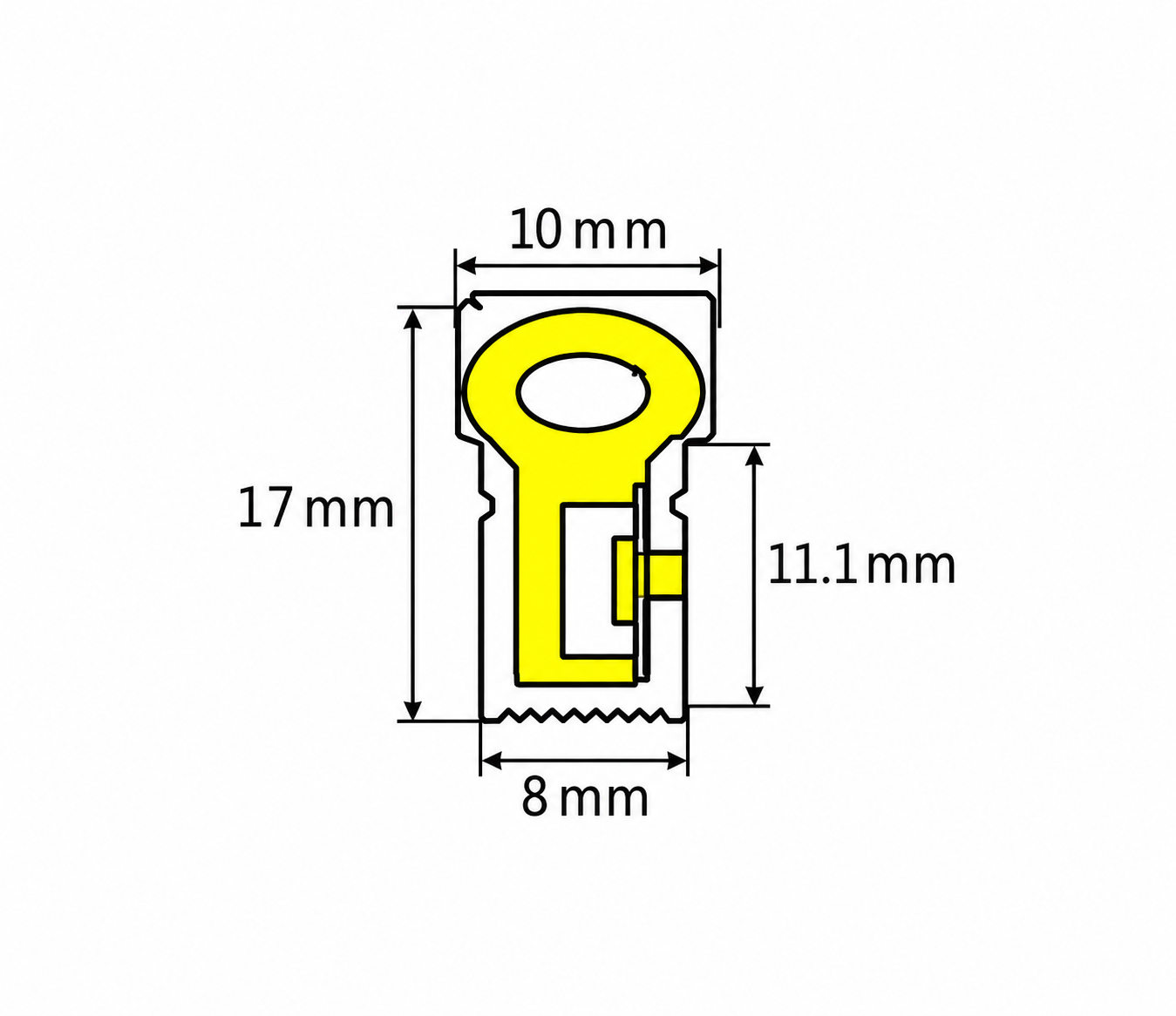 GD-NF-0817-S Dimensions