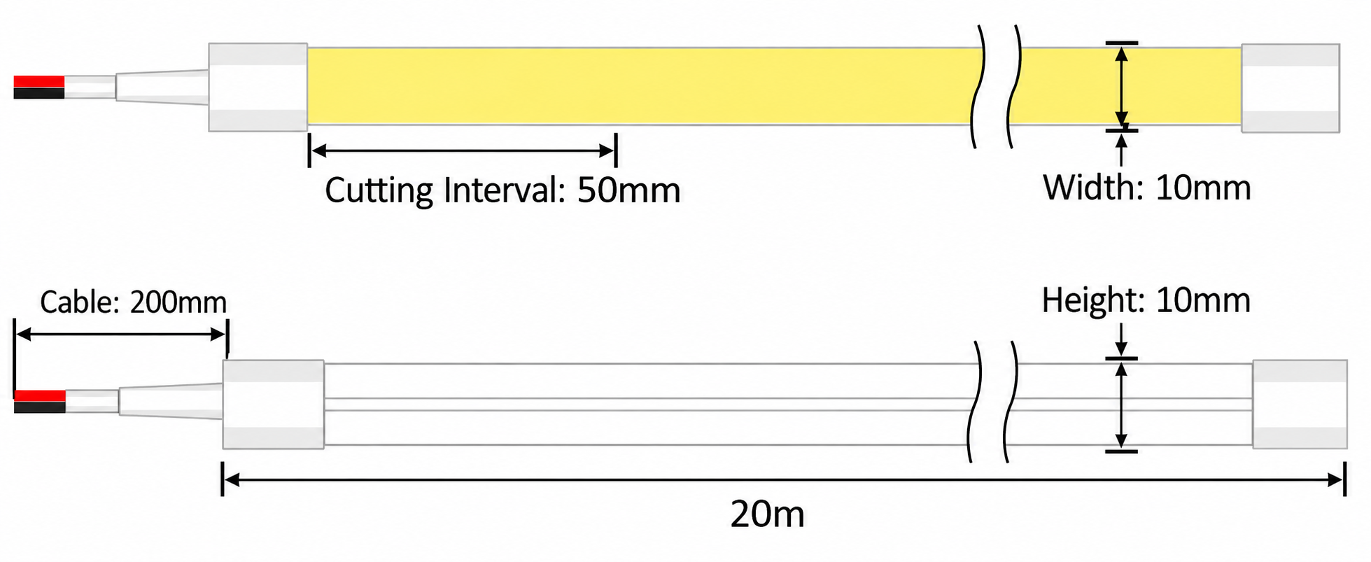GD-NF-1010-F-20M Dimensions