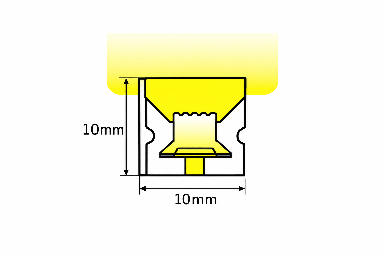 GD-NF-1010-F-DUAL Dimensions