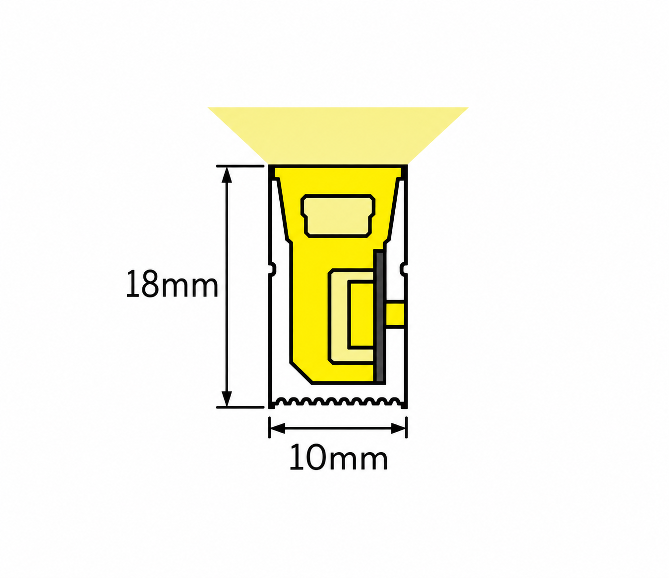 GD-NF-1018-S-20M Dimensions