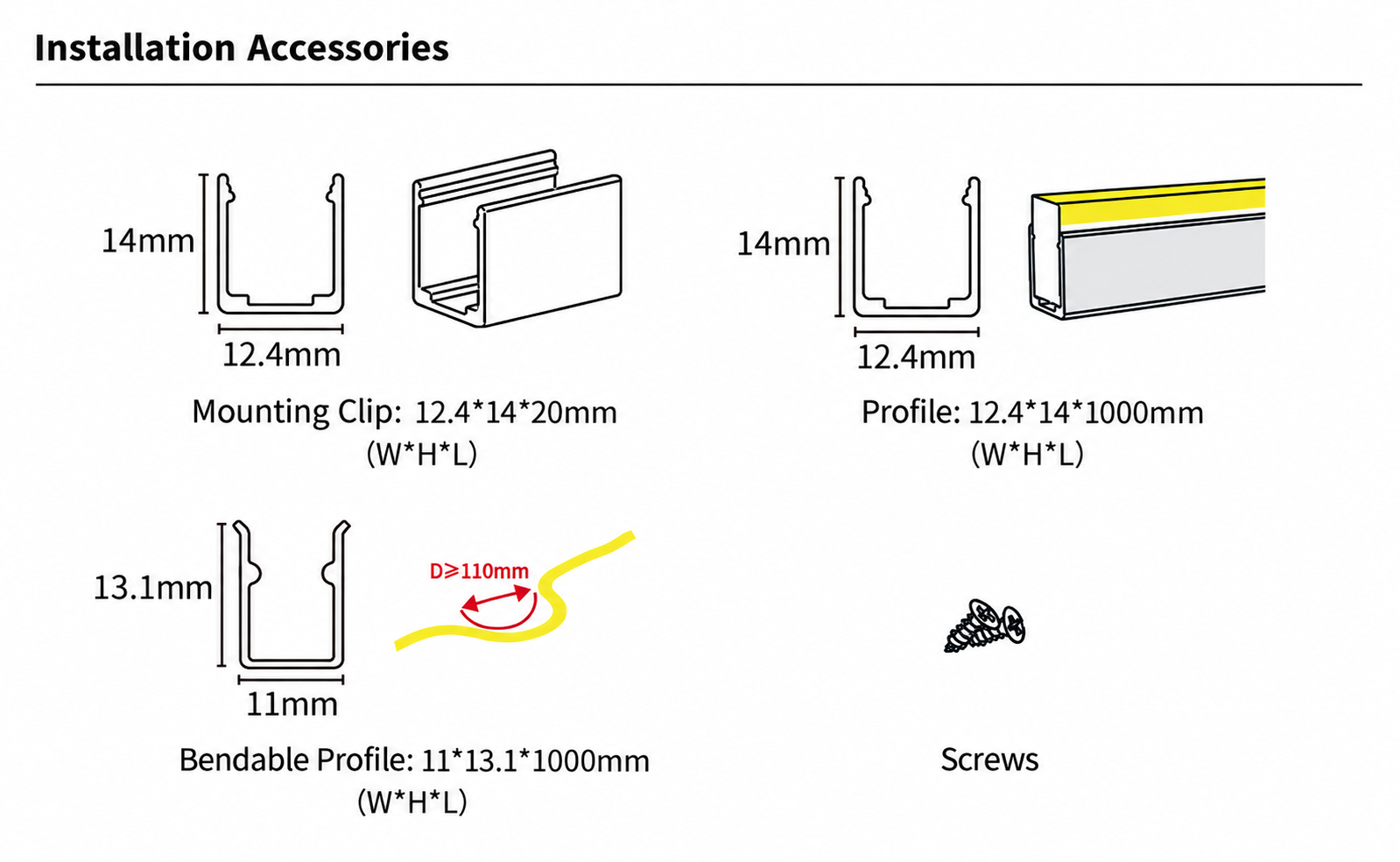 GD-NF-1018-S-DUAL Accessories & Installation Methods
