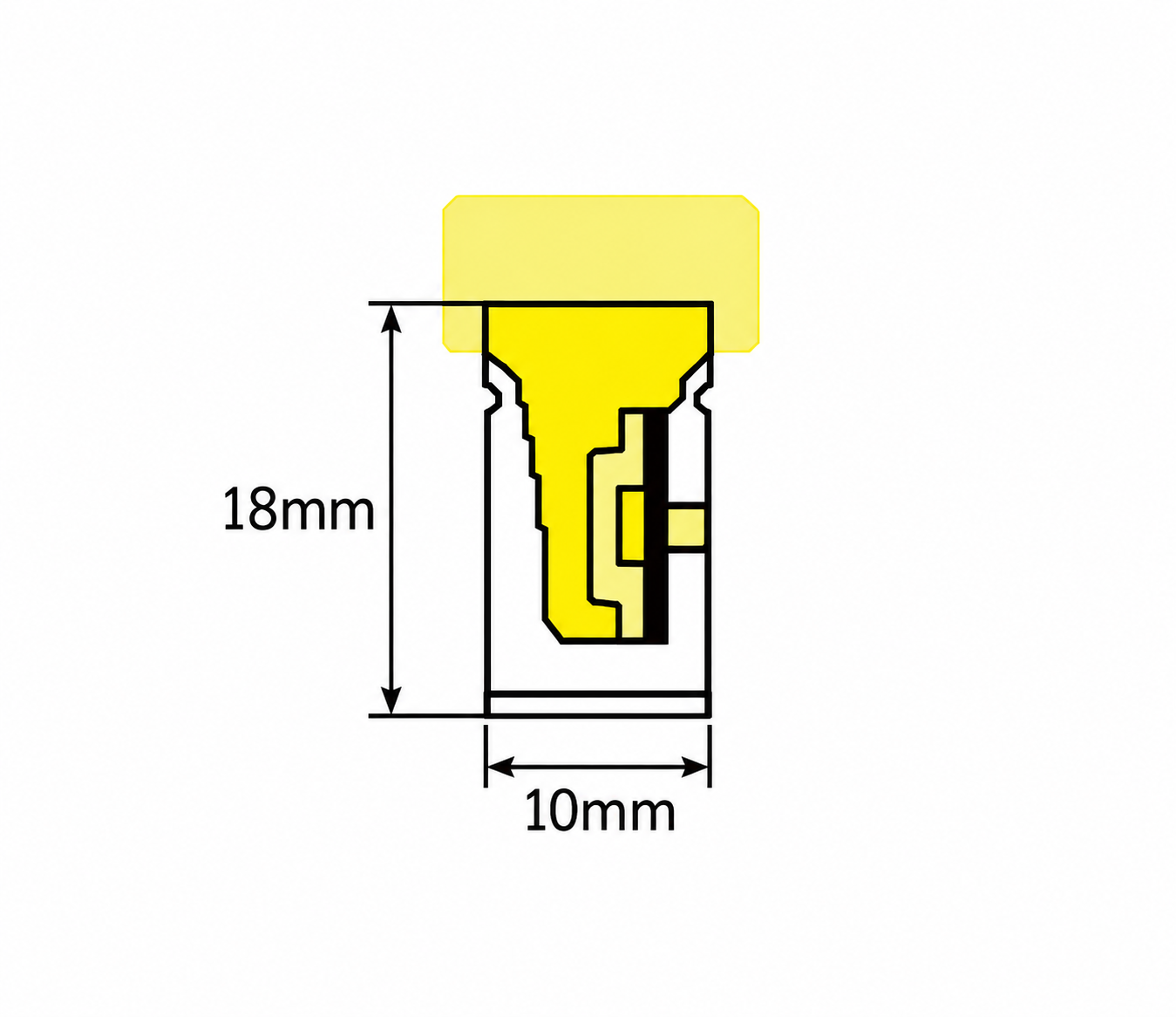 GD-NF-1018-S-DUAL Dimensions