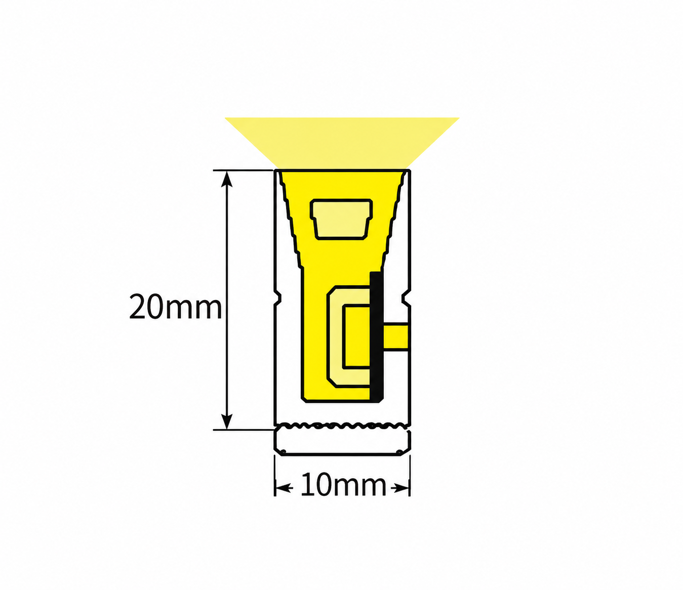 GD-NF-1020-S-20M Dimensions