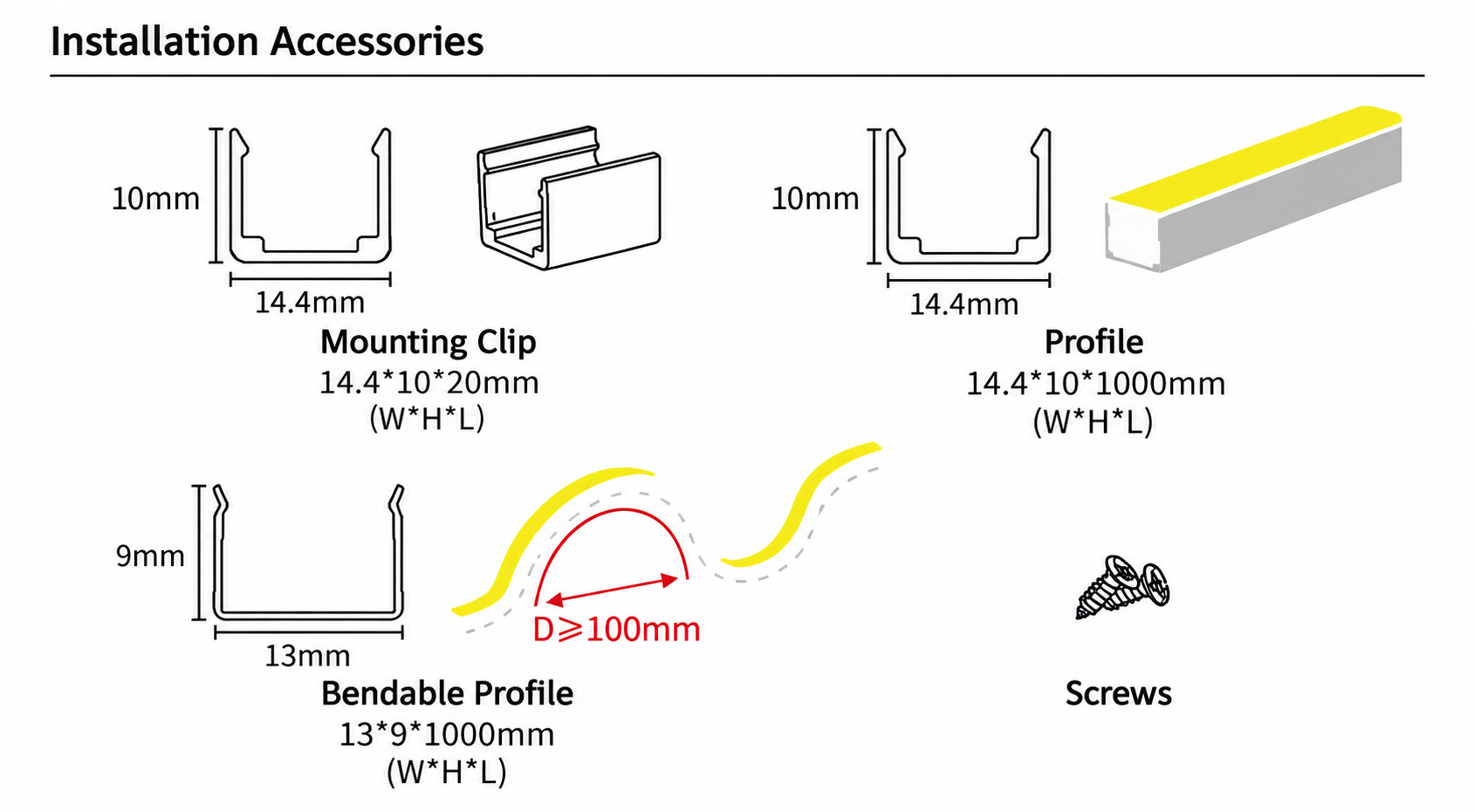 GD-NF-1212-F-20M Accessories & Installation Methods