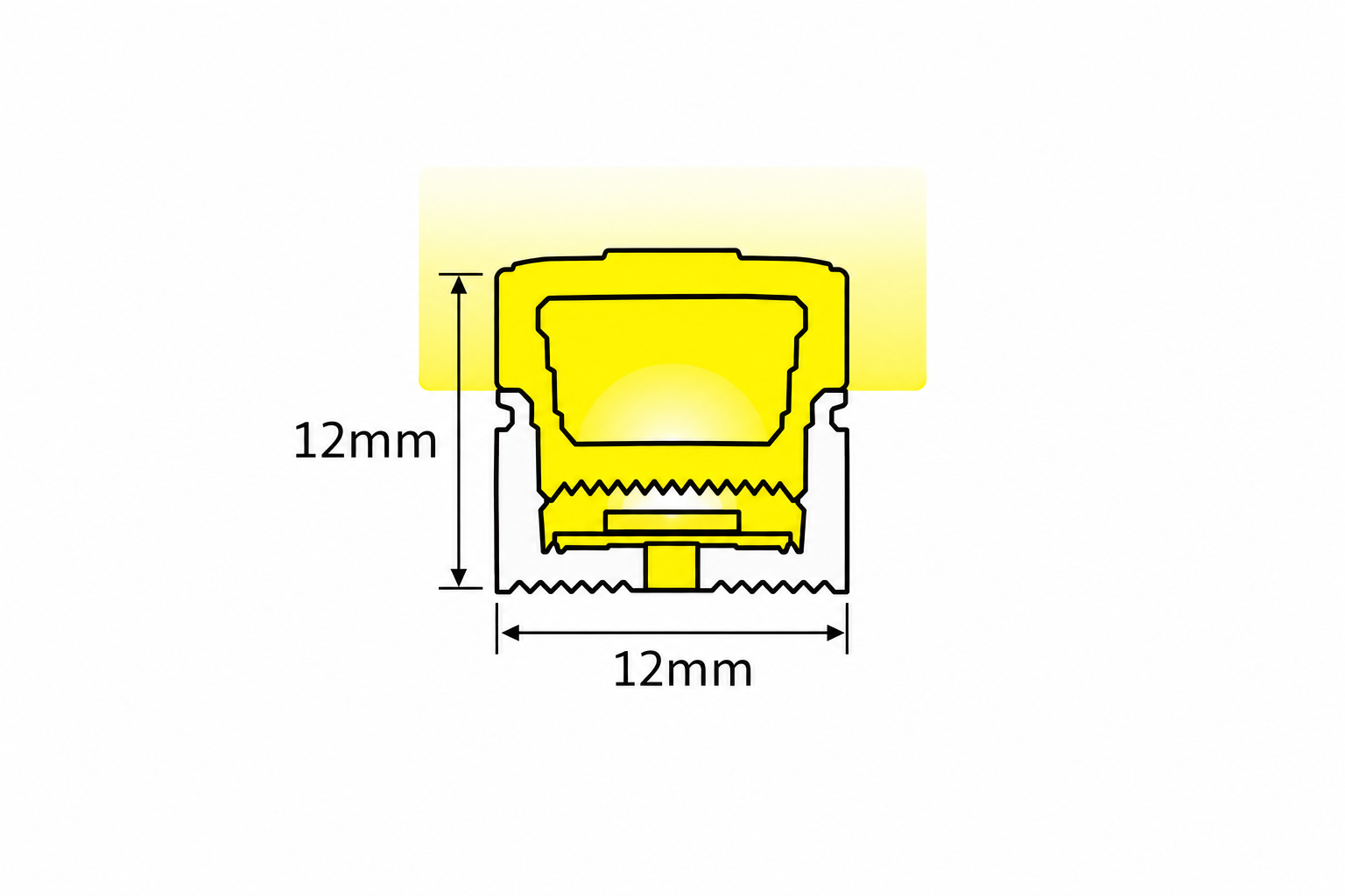 GD-NF-1212-F-DUAL Dimensions