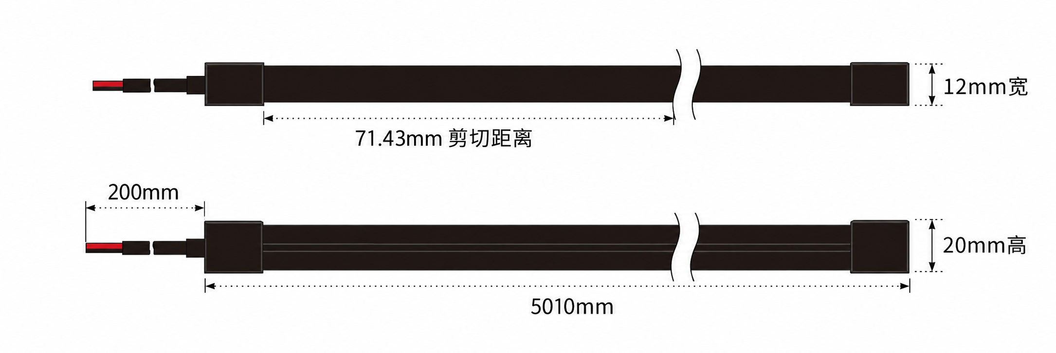 GD-NF-1220-S-BLK 规格尺寸