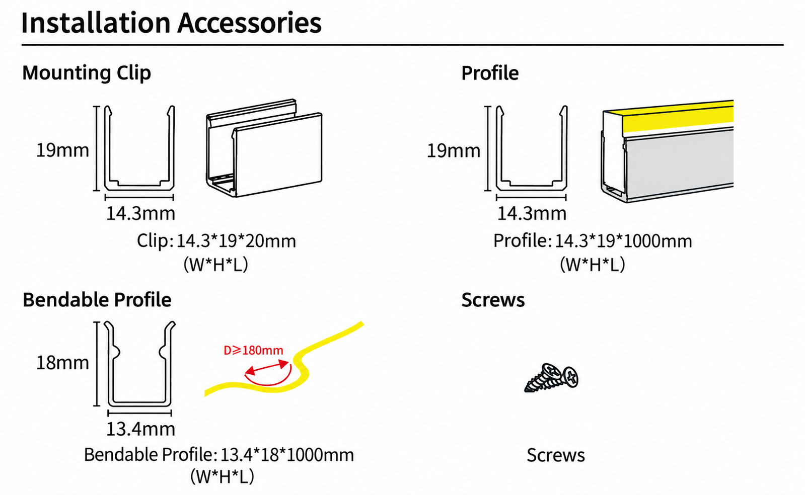 GD-NF-1220-S-DUAL Accessories & Installation Methods