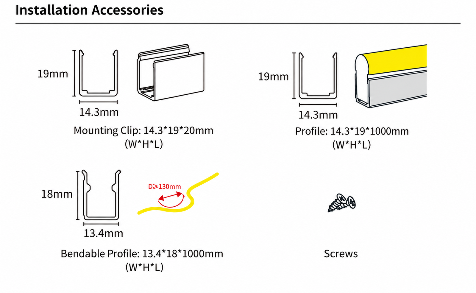 GD-NF-1225-S Accessories & Installation Methods