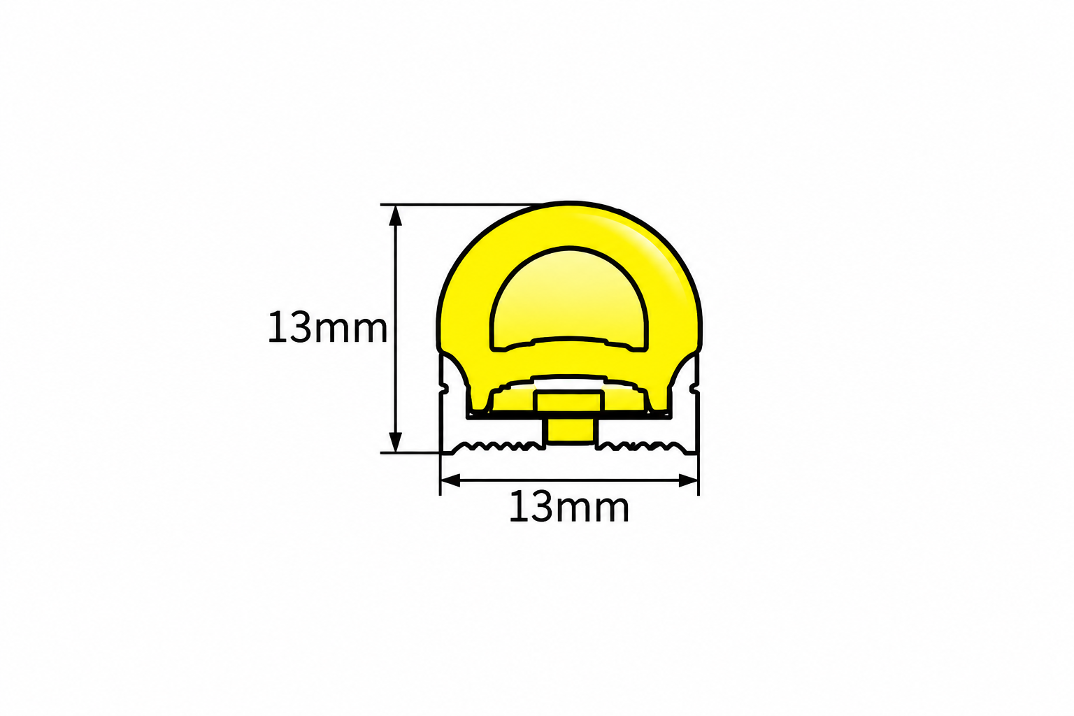 GD-NF-1313-F Dimensions