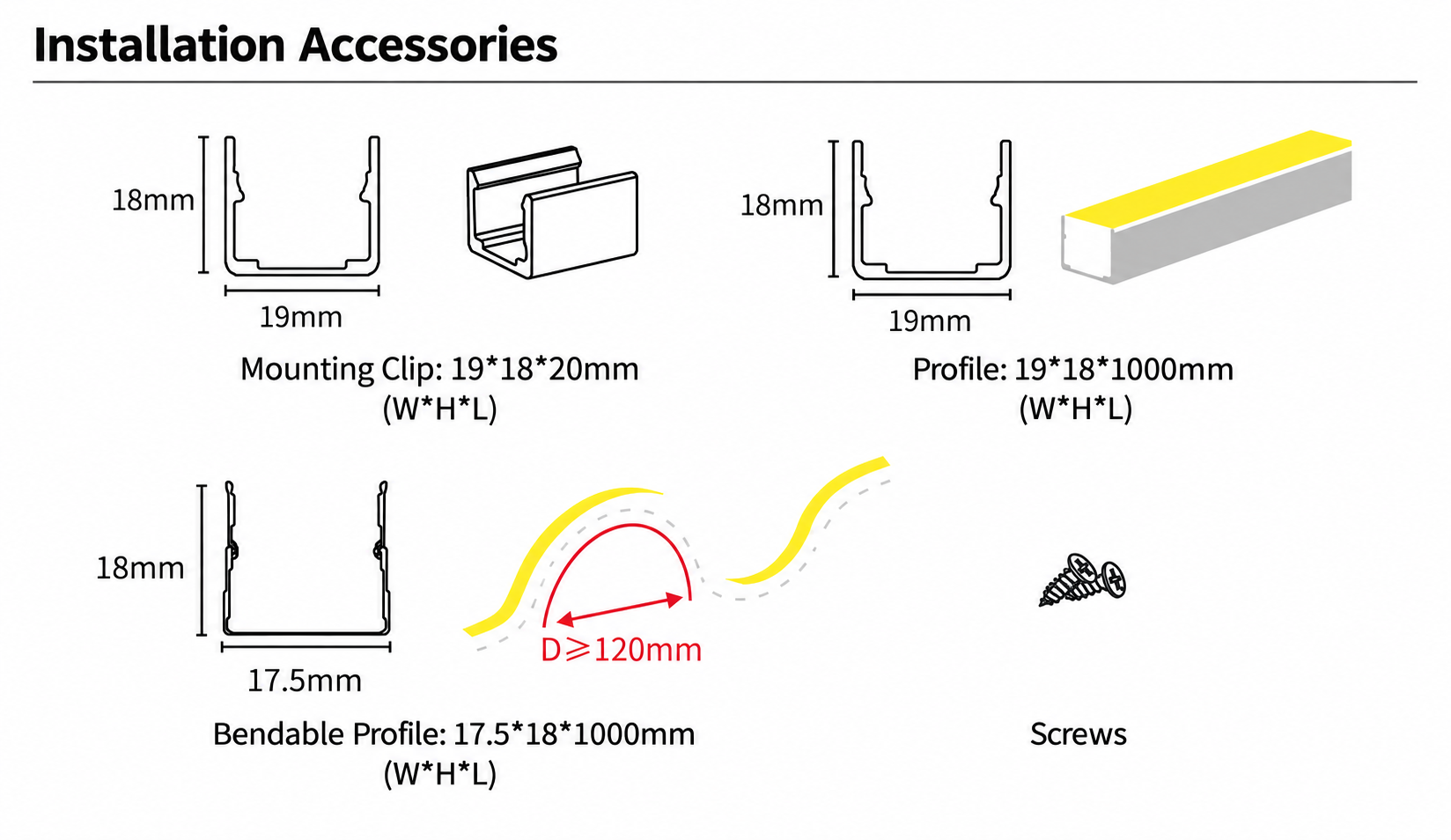 GD-NF-1616-F-DUAL Accessories & Installation Methods