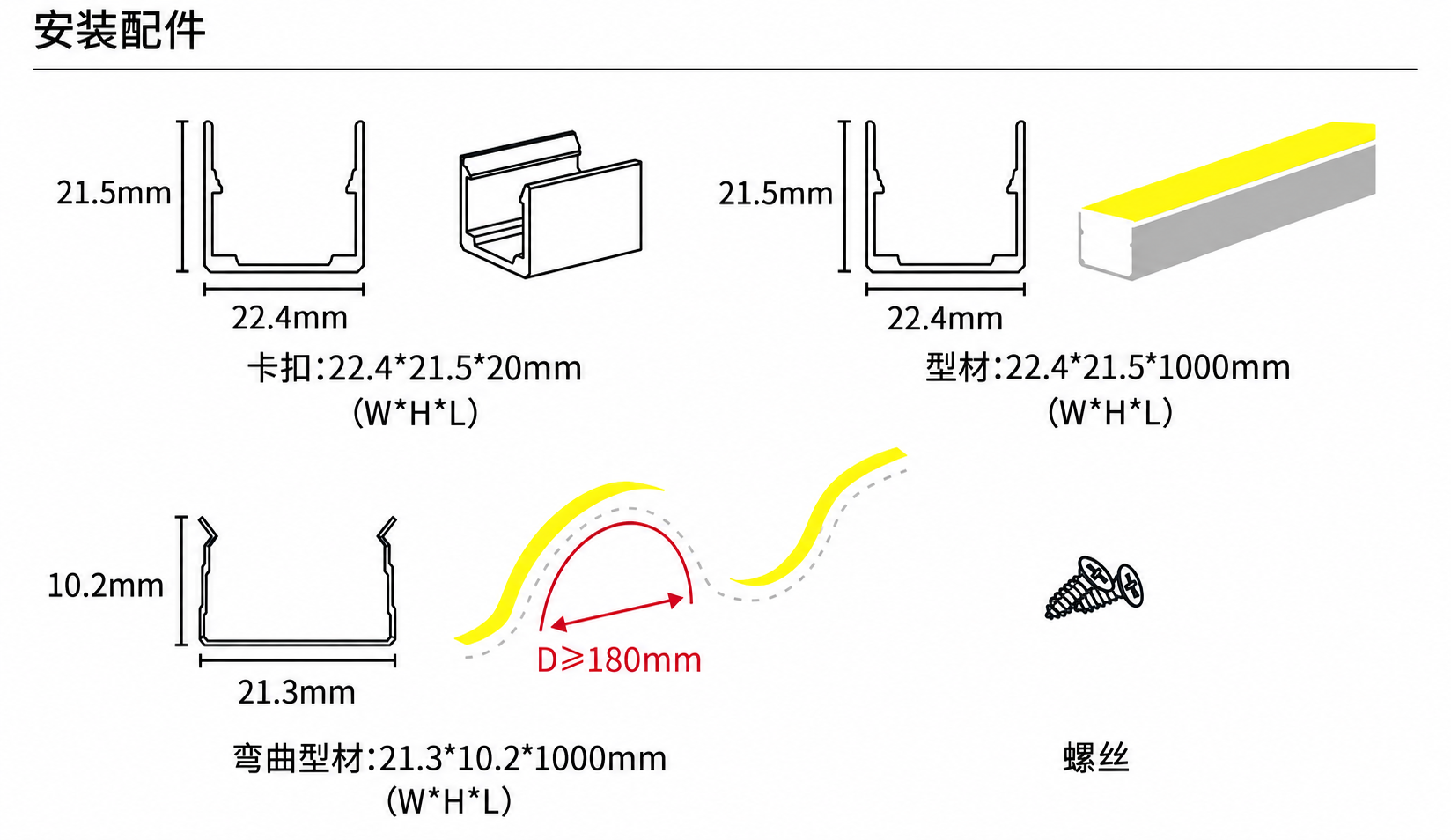 GD-NF-2020-F-20M 配件与安装方式