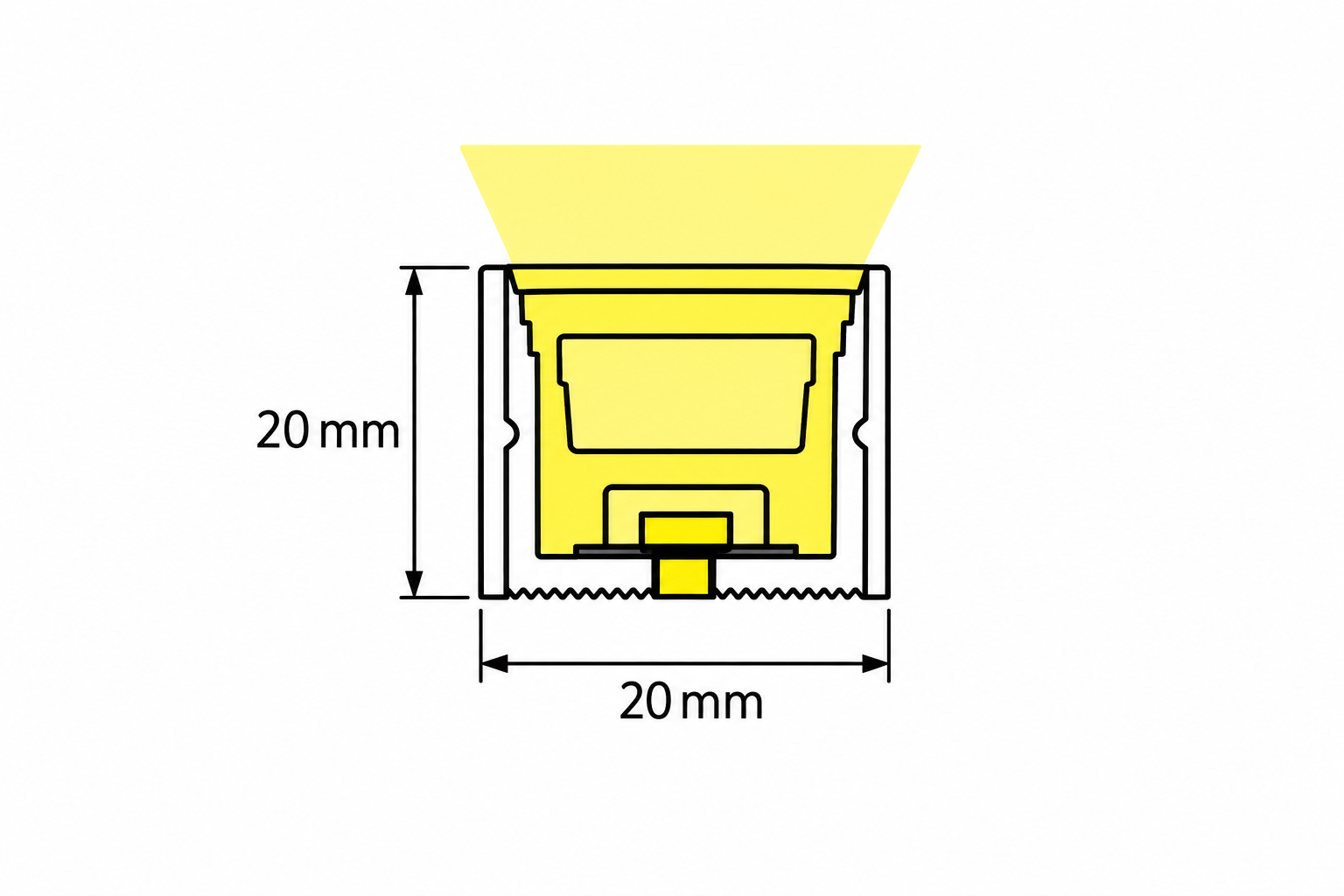 GD-NF-2020-F-20M Dimensions