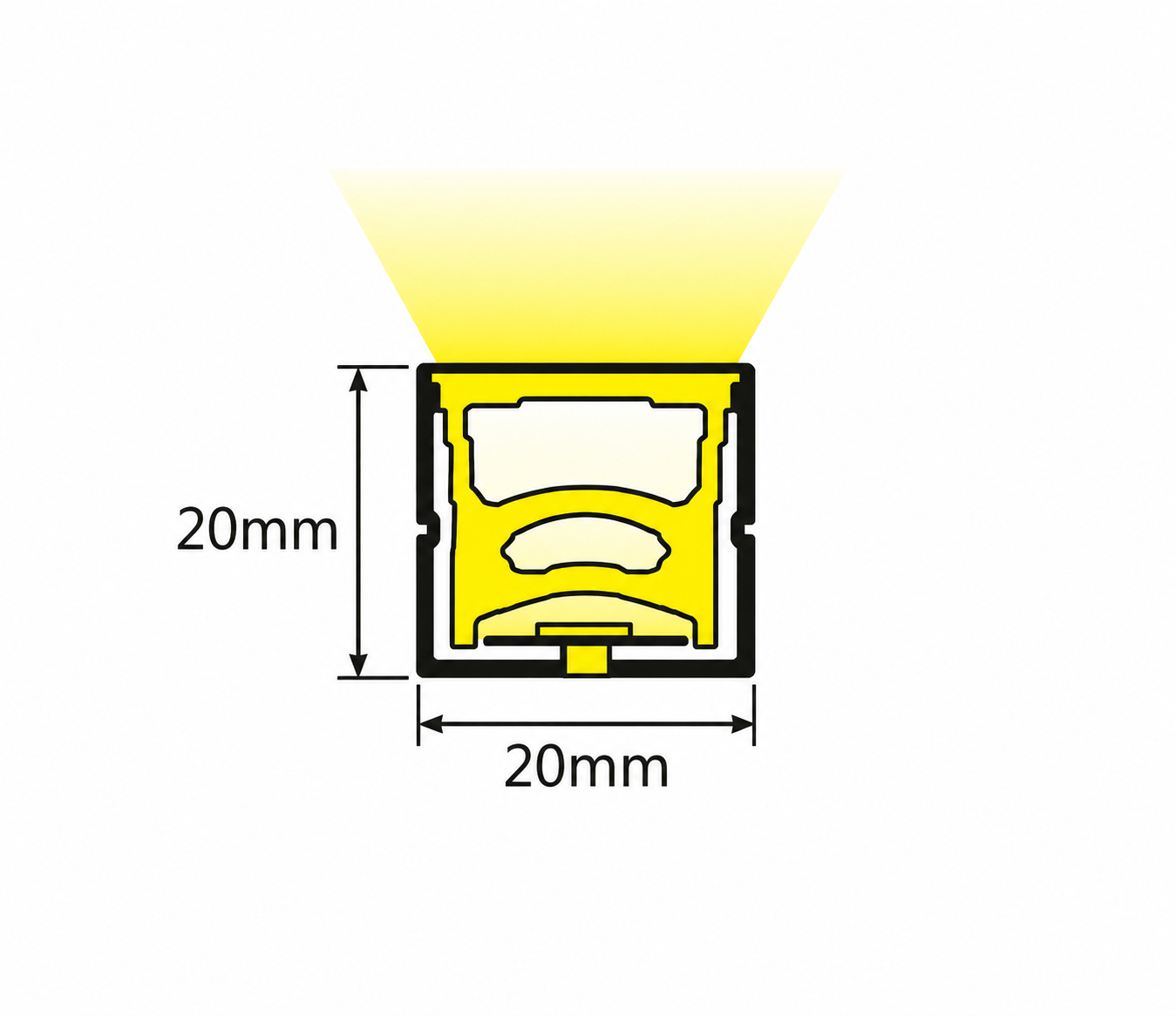 GD-NF-2020-F-BLK Dimensions