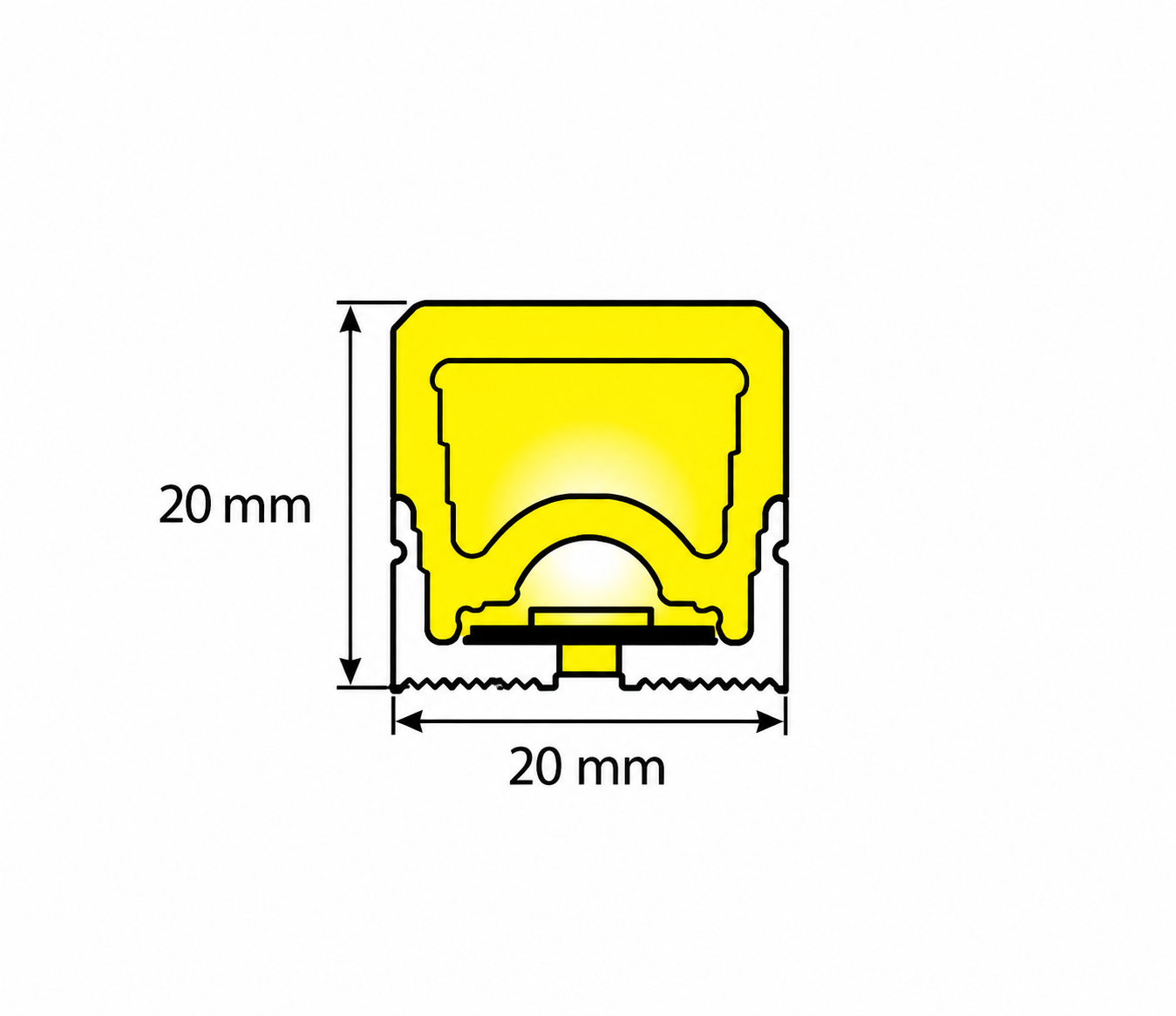 GD-NF-2020-F-DUAL Dimensions