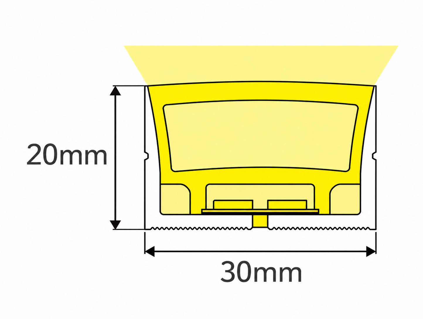 GD-NF-3020-F Dimensions