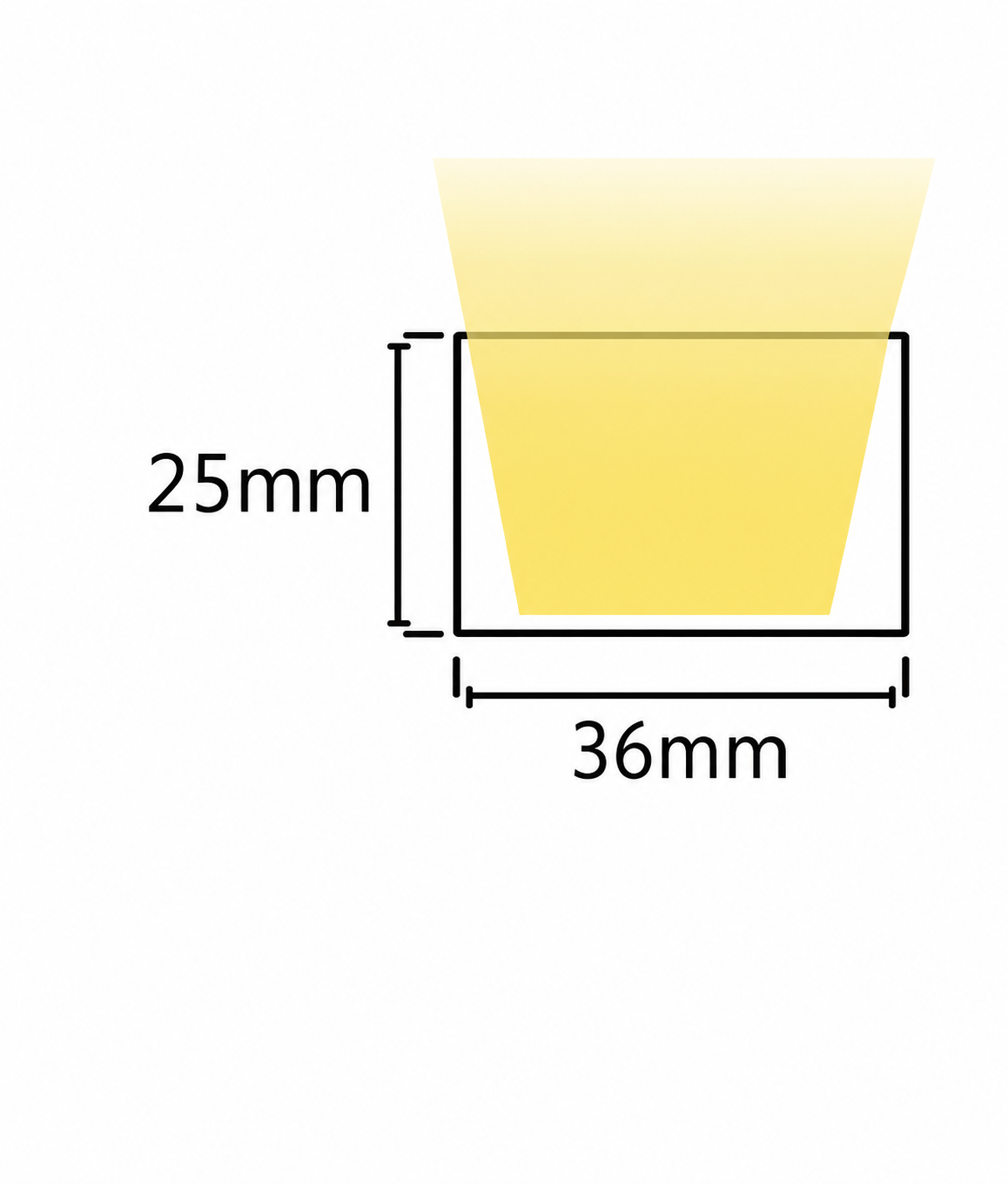 GD-NF-3625-LVR-25W Dimensions