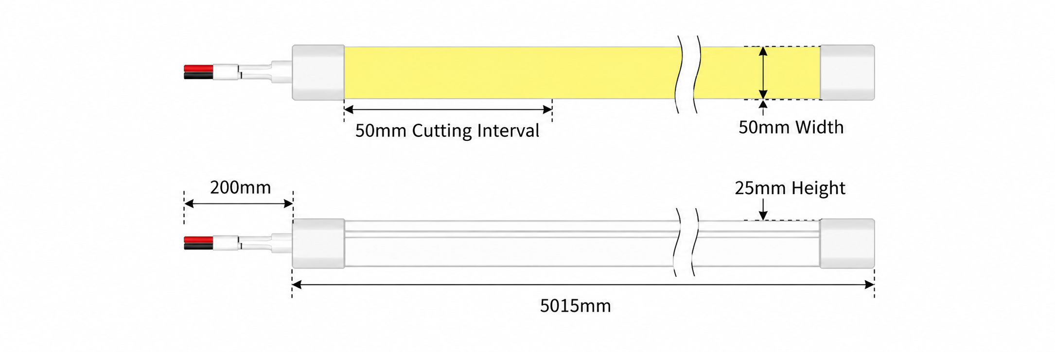 GD-NF-5025-F Dimensions