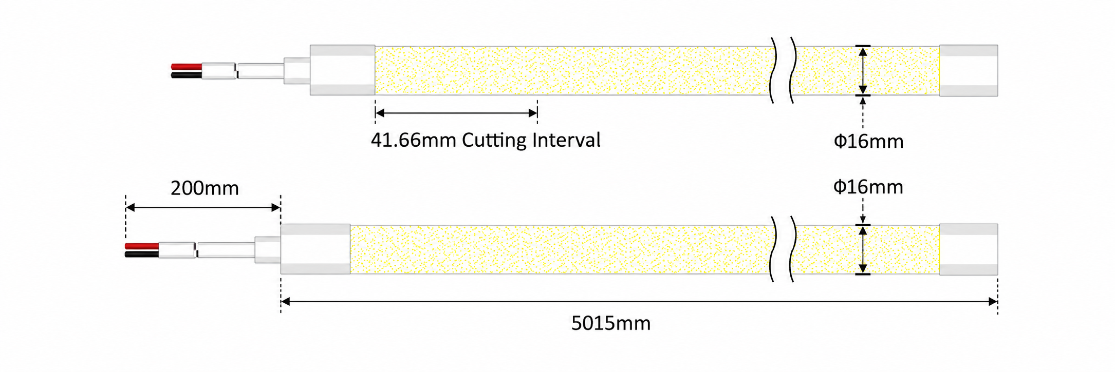 GD-NF-D16-R-360 Dimensions
