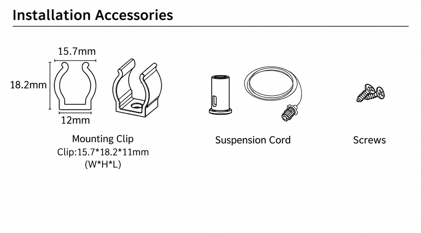 GD-NF-D18-360 Accessories & Installation Methods