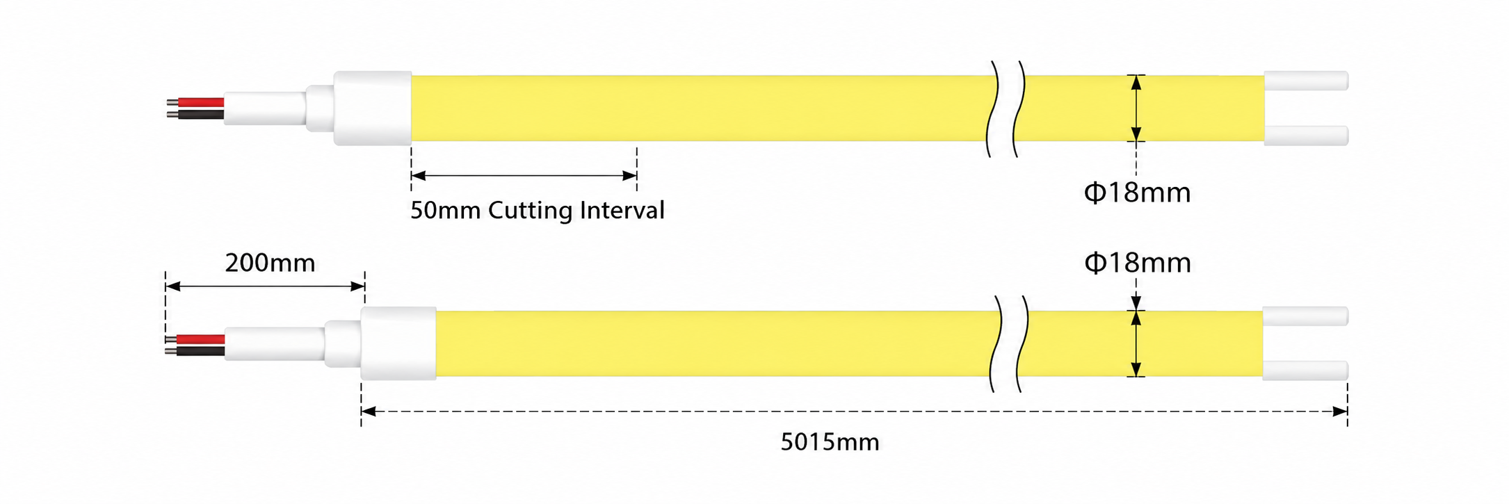 GD-NF-D18-360 Dimensions