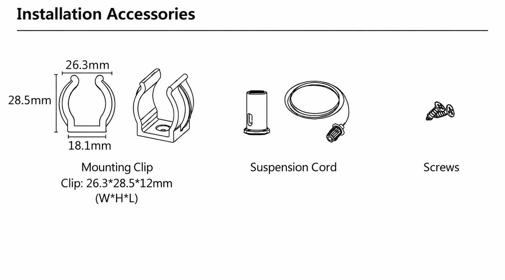 GD-NF-D20-360 Accessories & Installation Methods