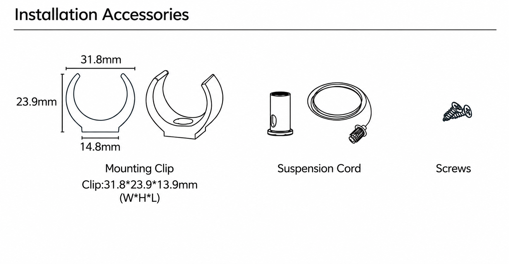 GD-NF-D25-360 Accessories & Installation Methods