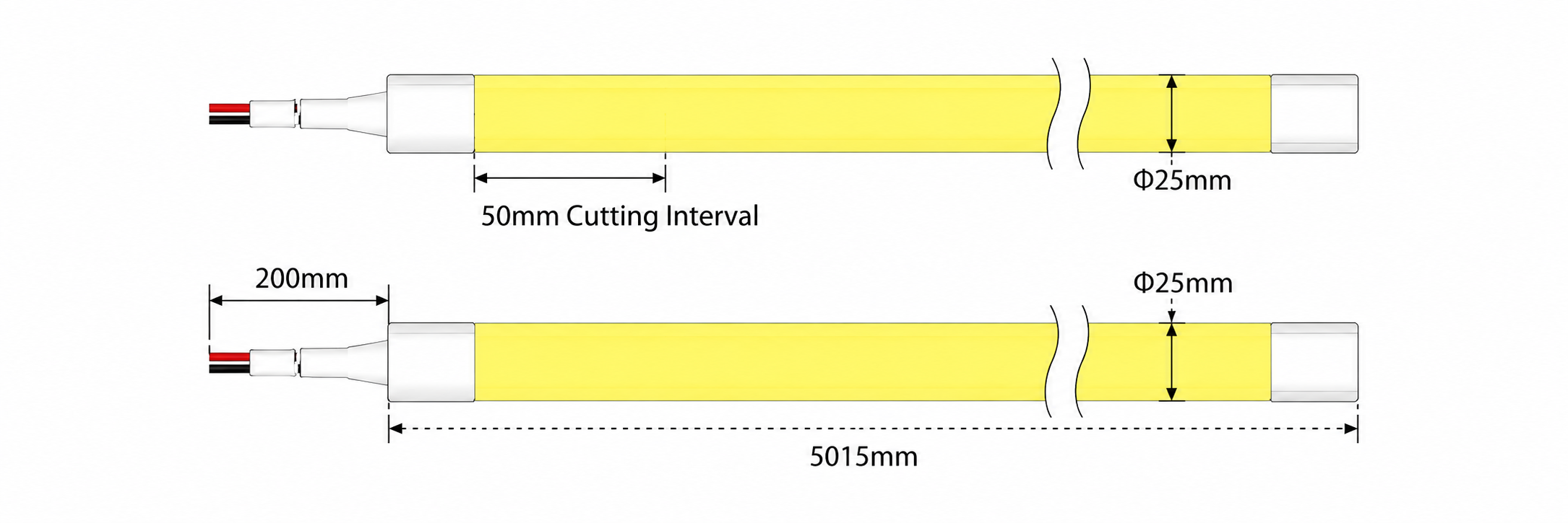 GD-NF-D25-360 Dimensions