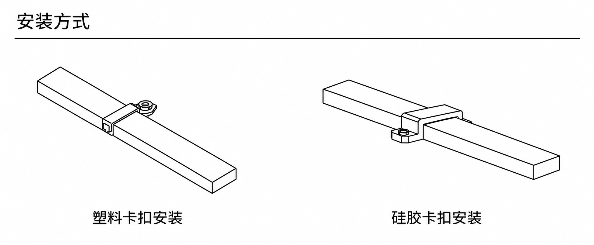 GD-RS-08-SIDE 配件与安装方式