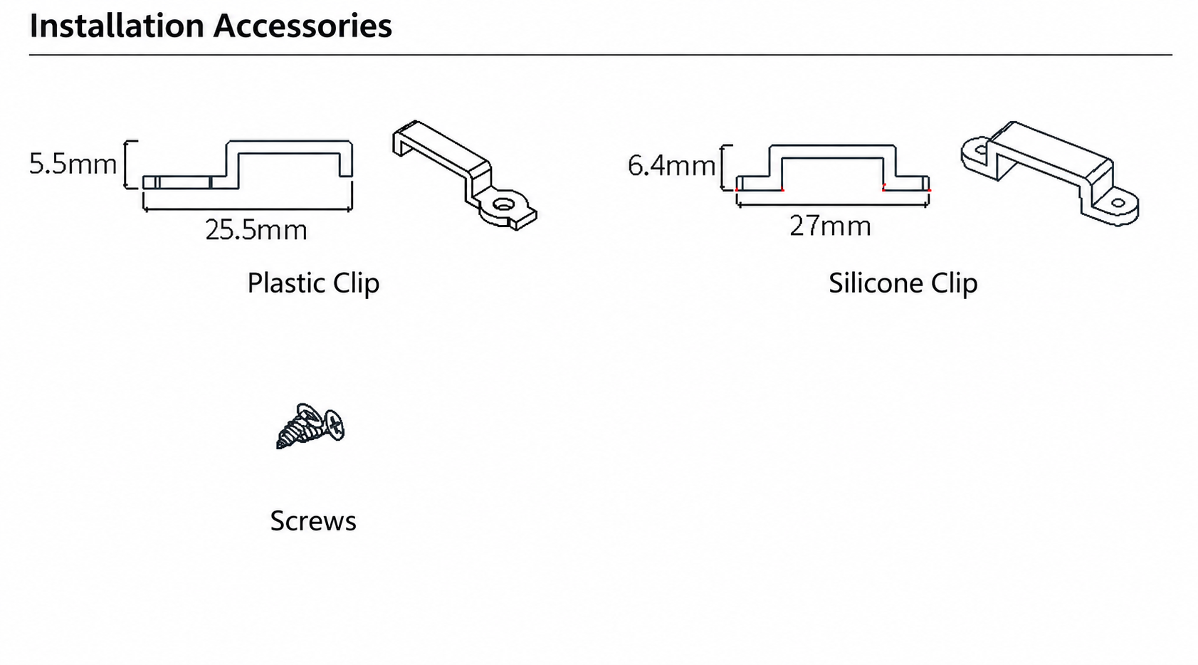 GD-RS-10-SIDE Accessories & Installation Methods
