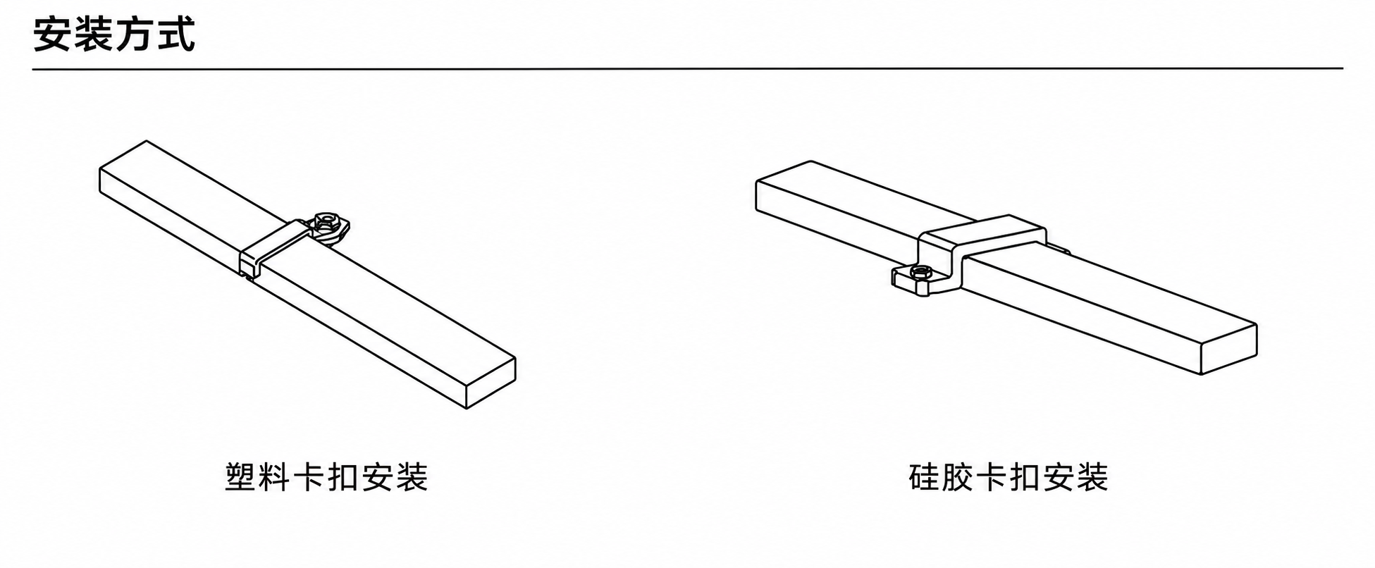 GD-RS-10-SIDE 配件与安装方式