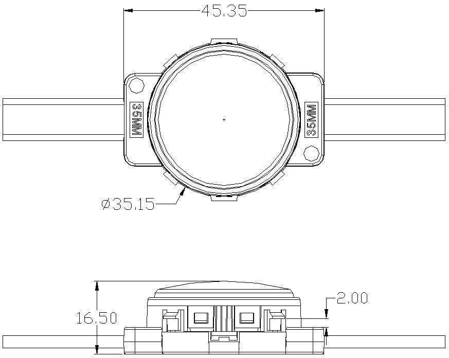 GD-P3515-04 dimensions