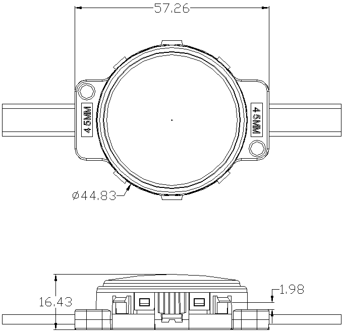 GD-P4515-08 dimensions