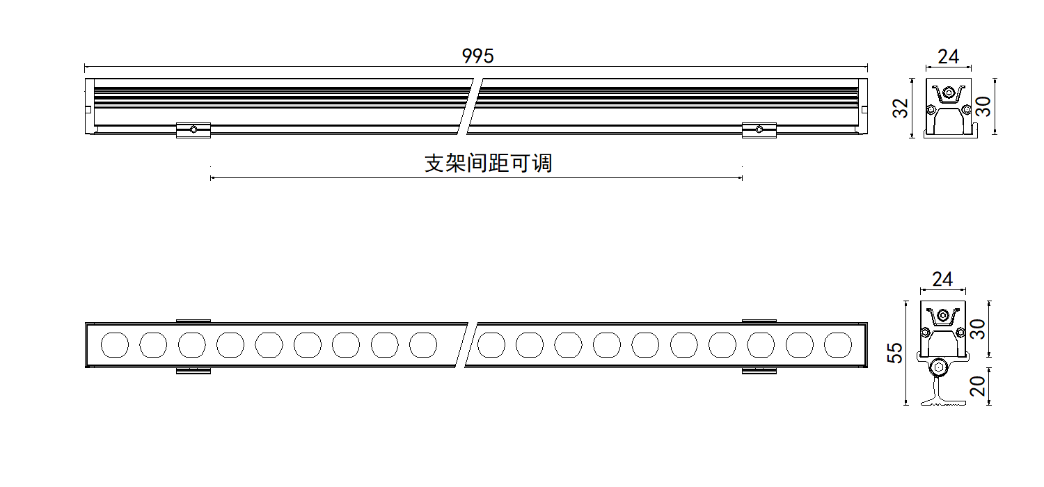 GD-WW2430 product dimensions