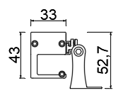 GD-WW3343-A product dimensions — view 1