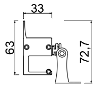 GD-WW3343-A product dimensions — view 2